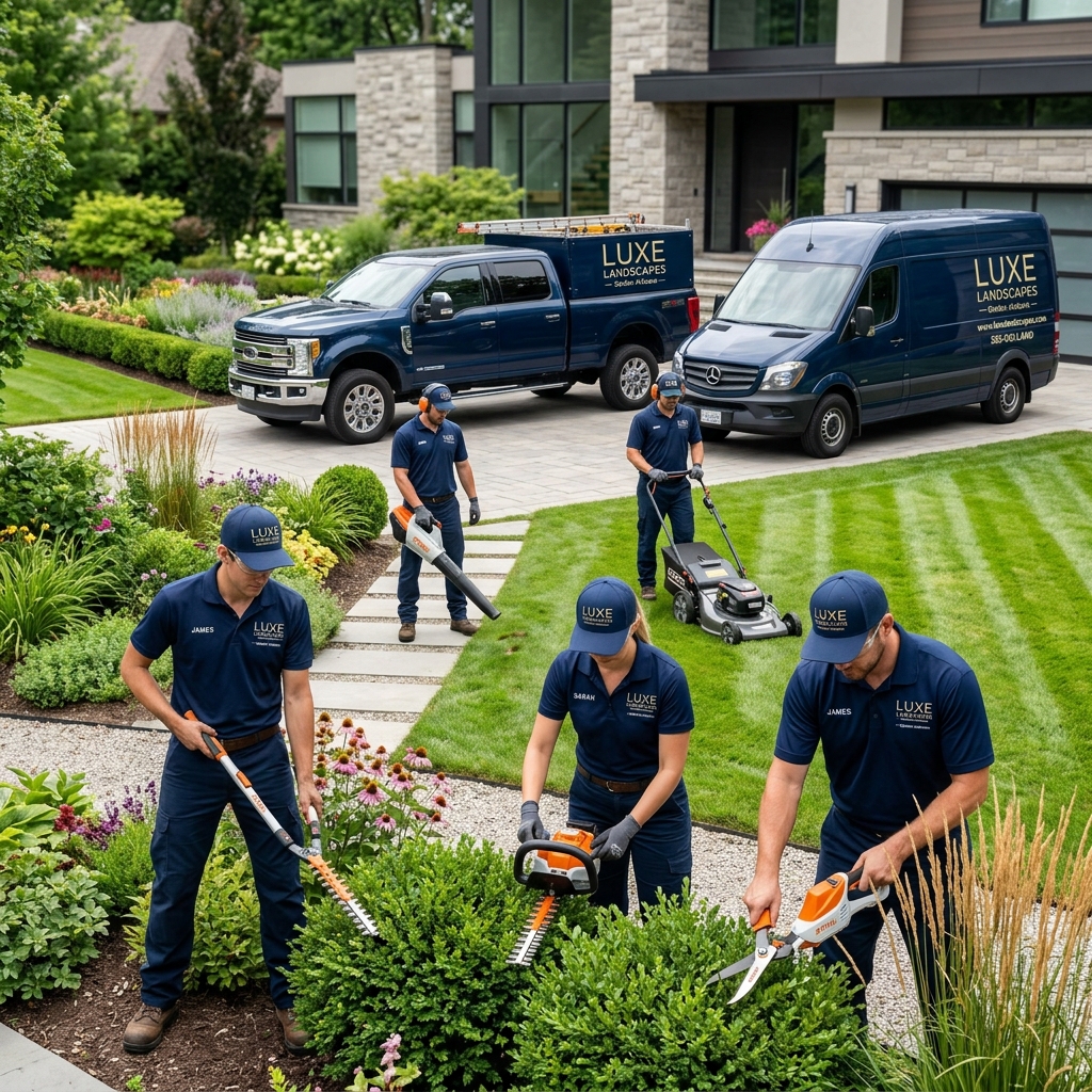 Mike's Lawn Care team